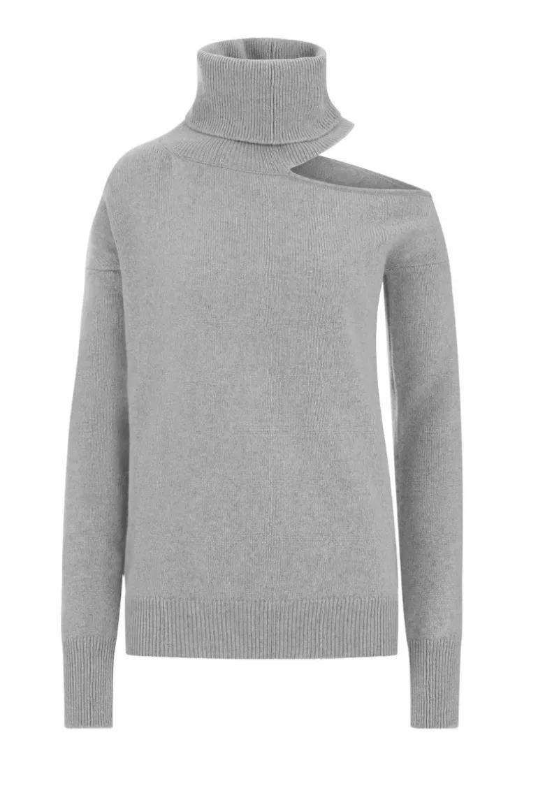 Knitwear<CULT MIA ABBIE CASHMERE SWEATER IN Gray