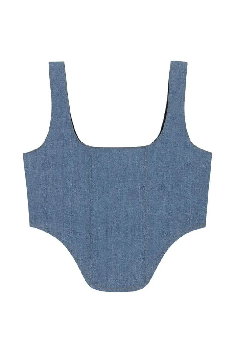 Tops<CULT MIA ADDIE SOUTH ST DENIM CORSET South St.