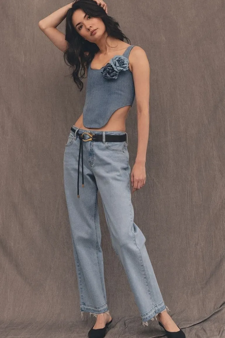 Tops<CULT MIA ADDIE SOUTH ST DENIM CORSET South St.