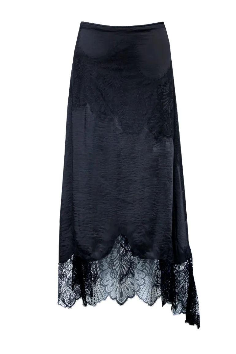 Skirts<CULT MIA ADENA MIDI SKIRT Black