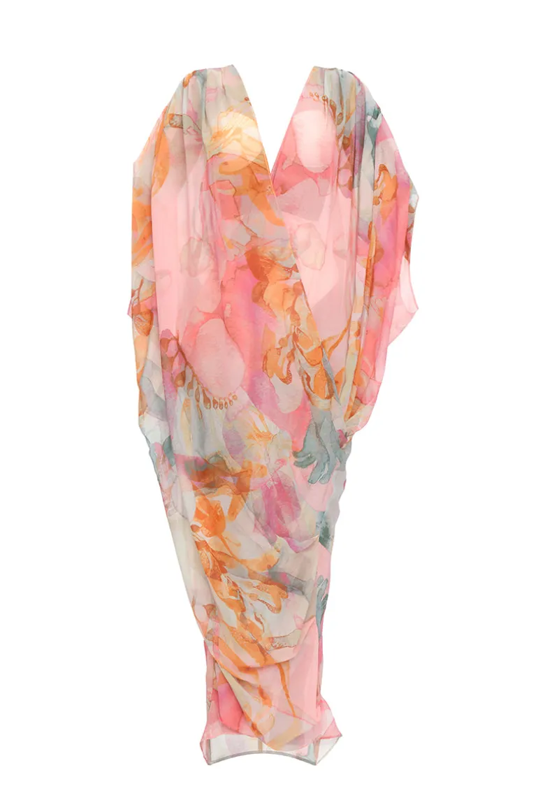Swimwear<CULT MIA ADI ZULI PRINT KAFTAN COVER UP