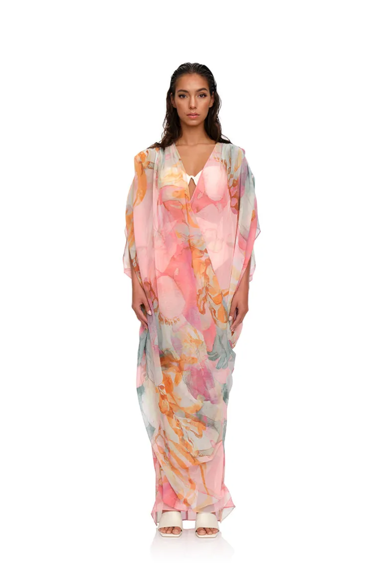 Swimwear<CULT MIA ADI ZULI PRINT KAFTAN COVER UP