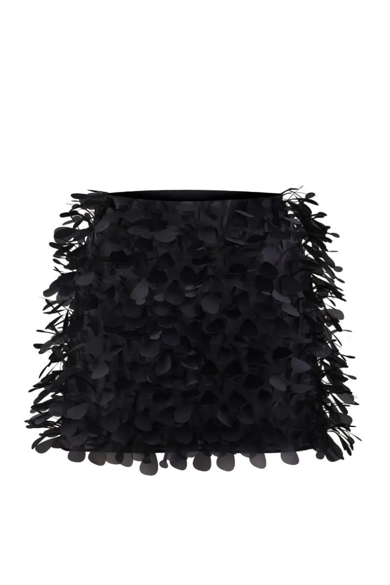 Skirts<CULT MIA AELIA MINI SKIRT IN BLACK Midnight Black