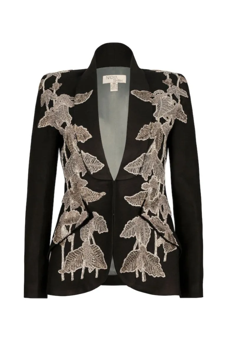 Blazers<CULT MIA AGNES BEADED JACKET Black