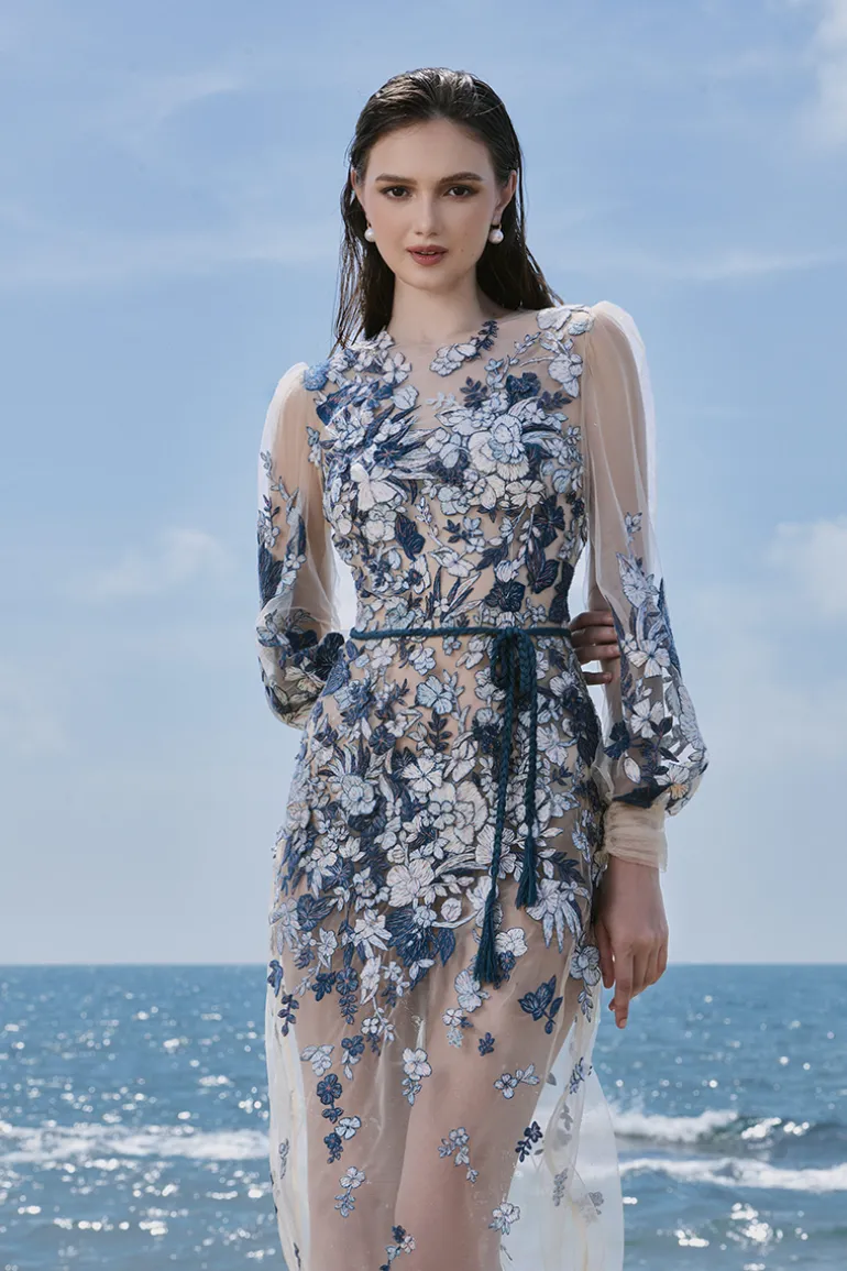 Dresses | Midi Dresses<CULT MIA ALGA FLOWER EMBROIDERED MIDI DRESS Multicolor