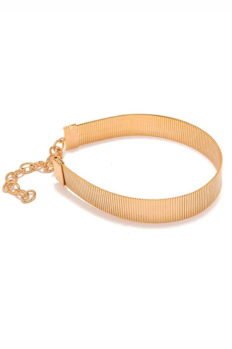 Necklaces<CULT MIA ALISEE CHOKER NECKLACE Gold