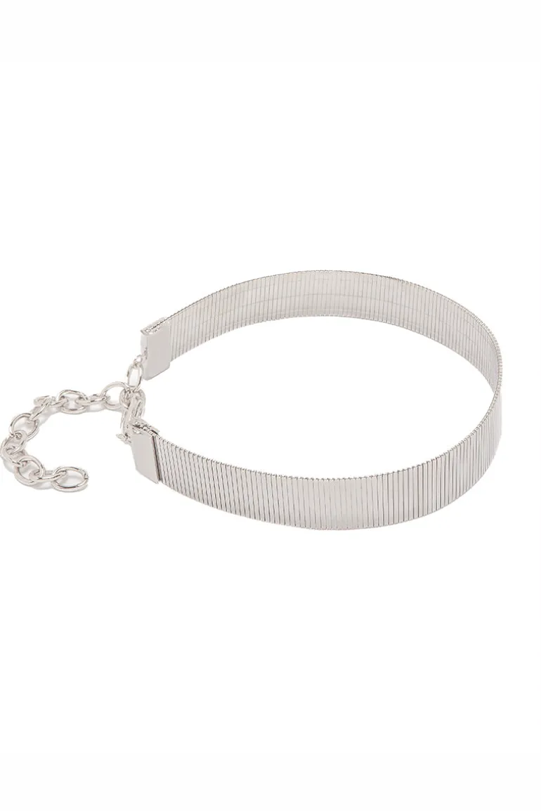 Necklaces<CULT MIA ALISEE CHOKER NECKLACE Silver