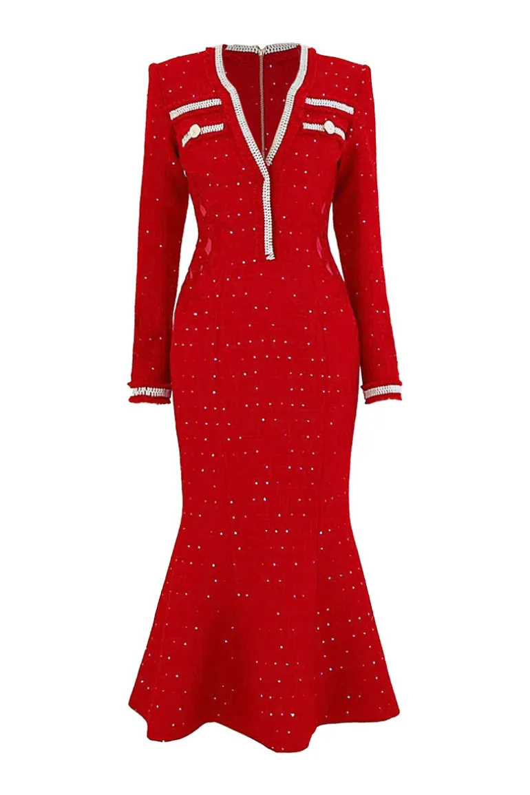 Dresses | Midi Dresses<CULT MIA ALLURING MIDI DRESS Red