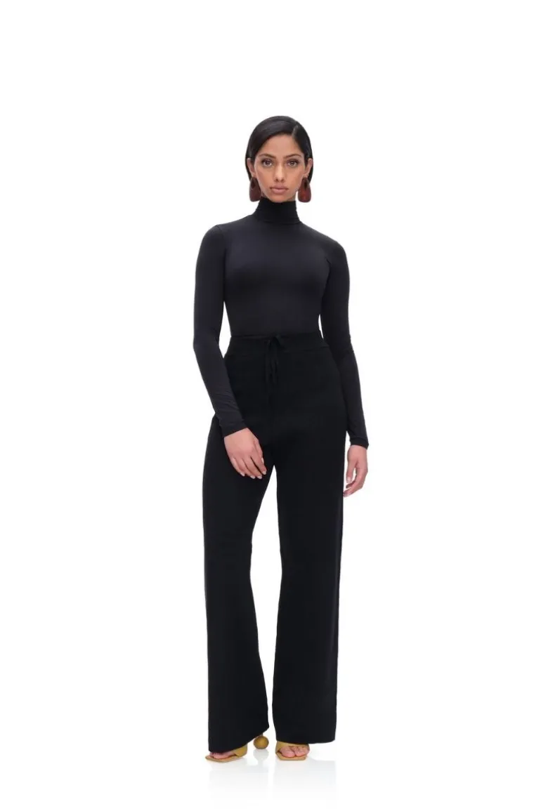 Pants<CULT MIA ALLY KNIT PANTS IN ONYX