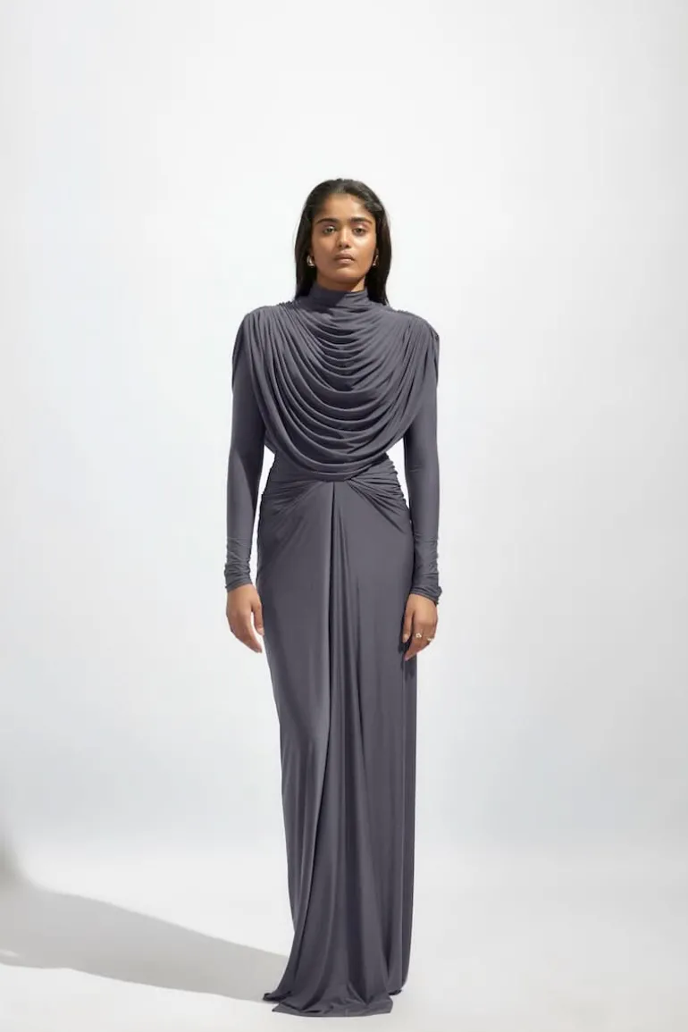 Dresses<CULT MIA ALMA MAXI DRESS Gray
