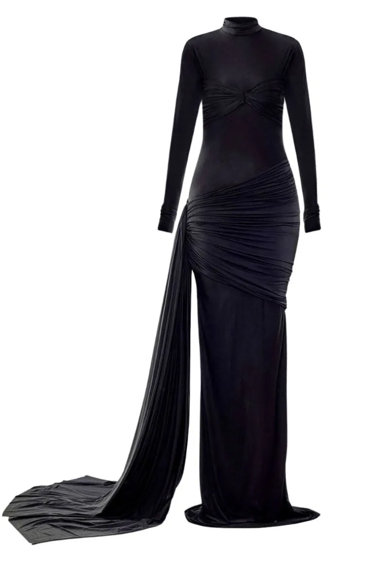 Dresses | Gowns<CULT MIA ALYSON FITTED GOWN Black