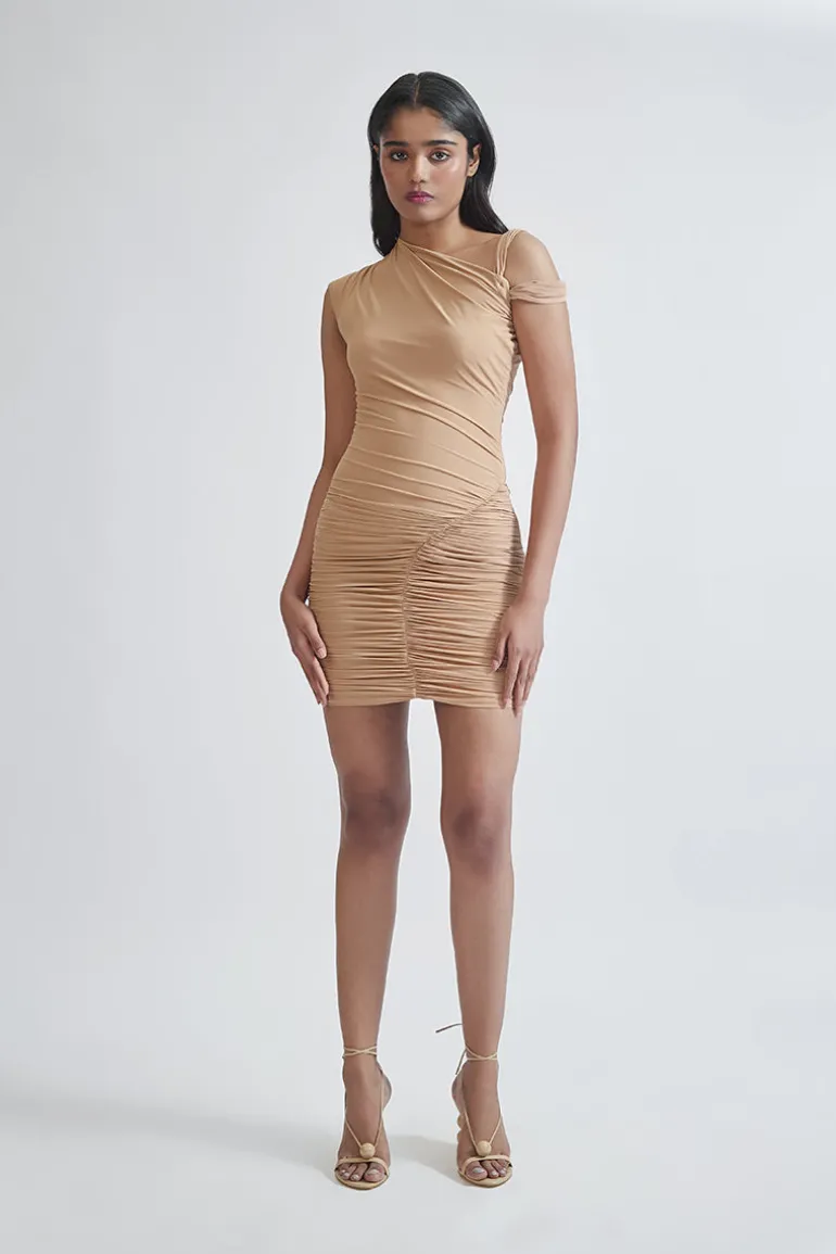 Dresses | Mini Dresses<CULT MIA AMADEA MINI DRESS Hazelnut