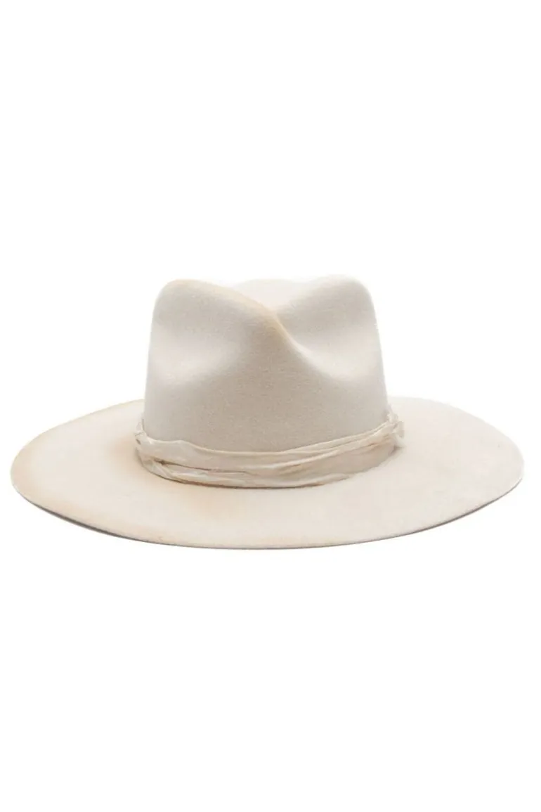 Hats<CULT MIA AMAN FEDORA HAT Off-White