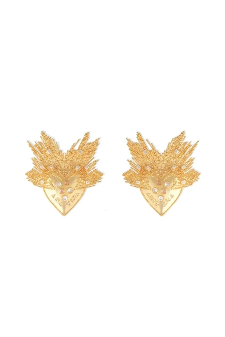 Earrings<CULT MIA AMARYLLIS EARRINGS Gold
