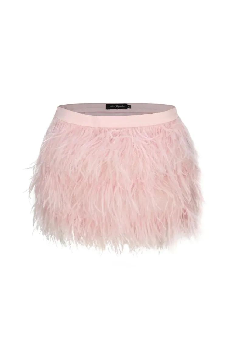 Skirts<CULT MIA AMBRE FEATHER MINI SKIRT Pink
