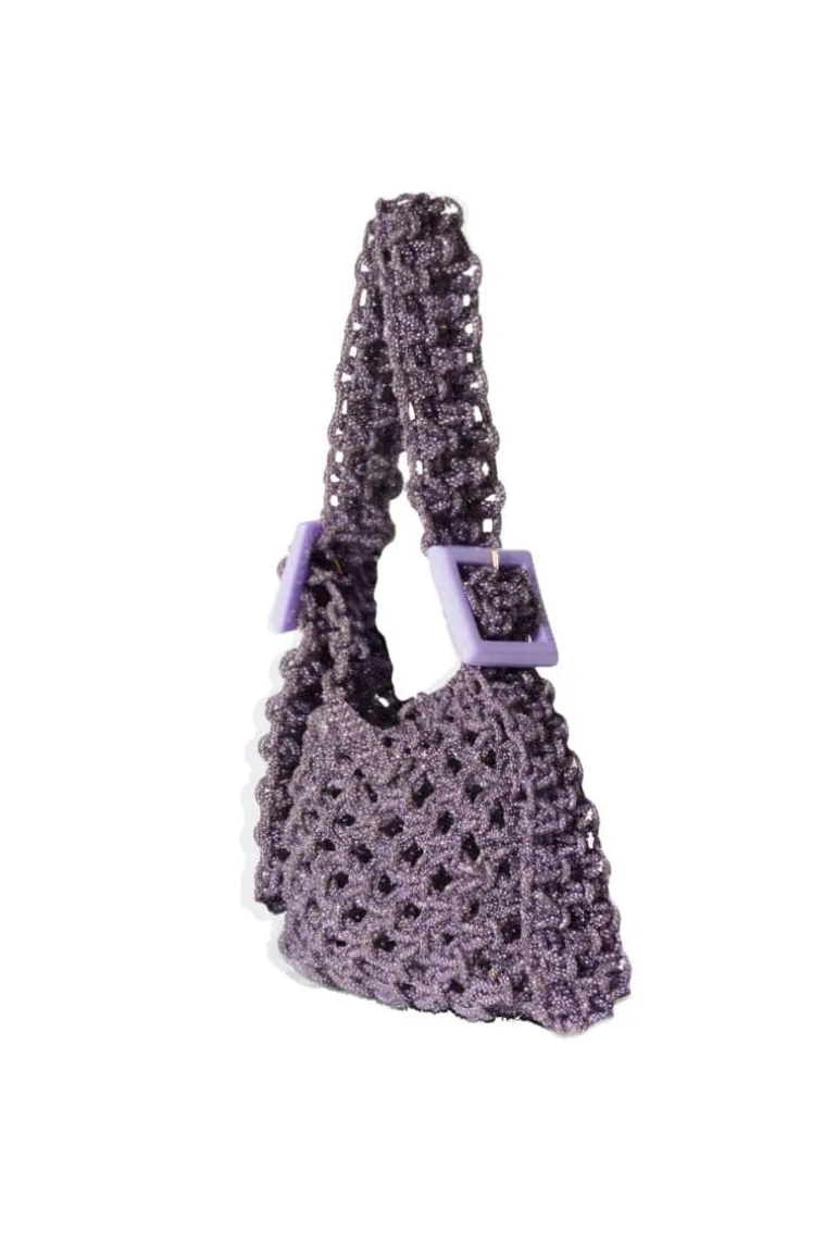 Top Handle Bags<CULT MIA VANNIFIQUE BUCKLE BAG Ametist