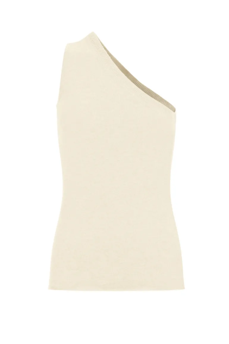 Tops<CULT MIA AMIRA CASHMERE TOP IN Cream