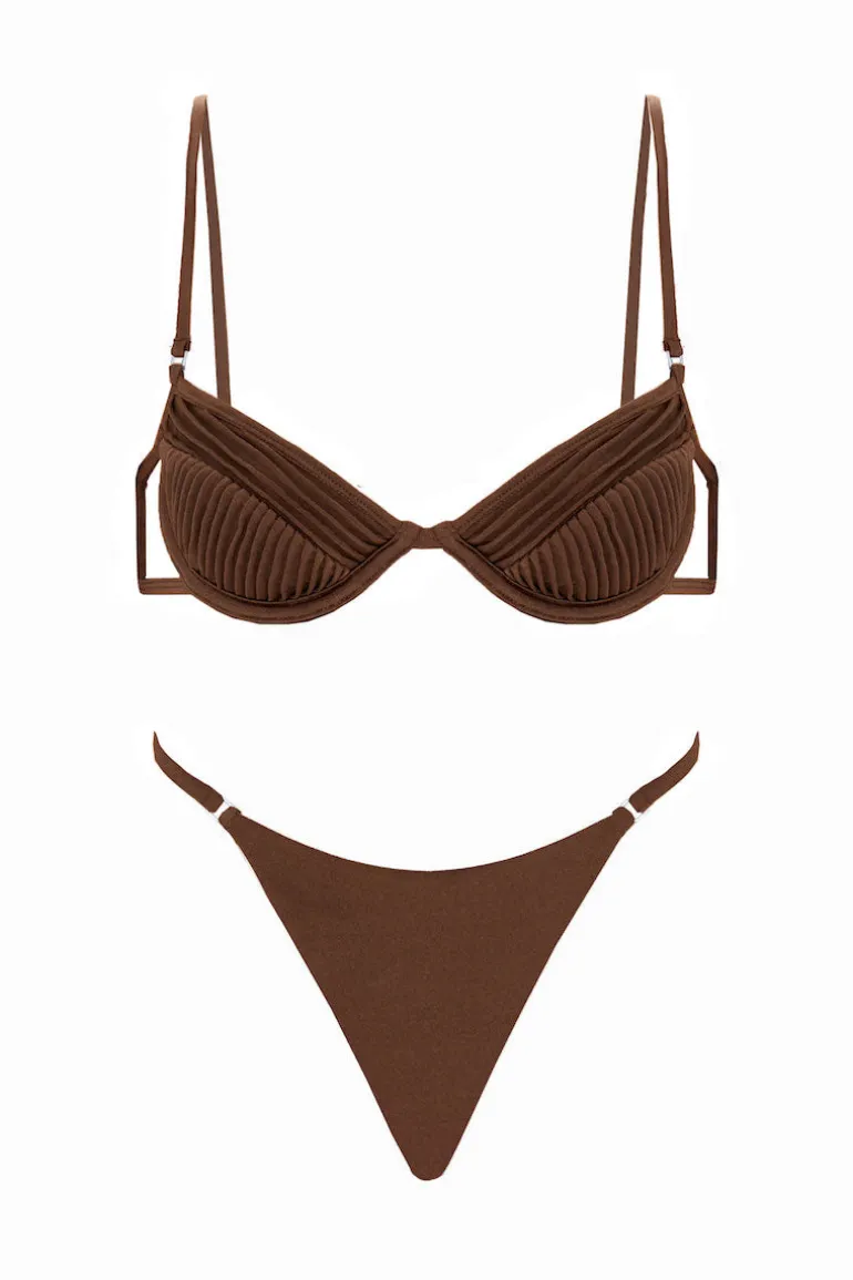 Swimwear<CULT MIA AMY BIKINI Brown