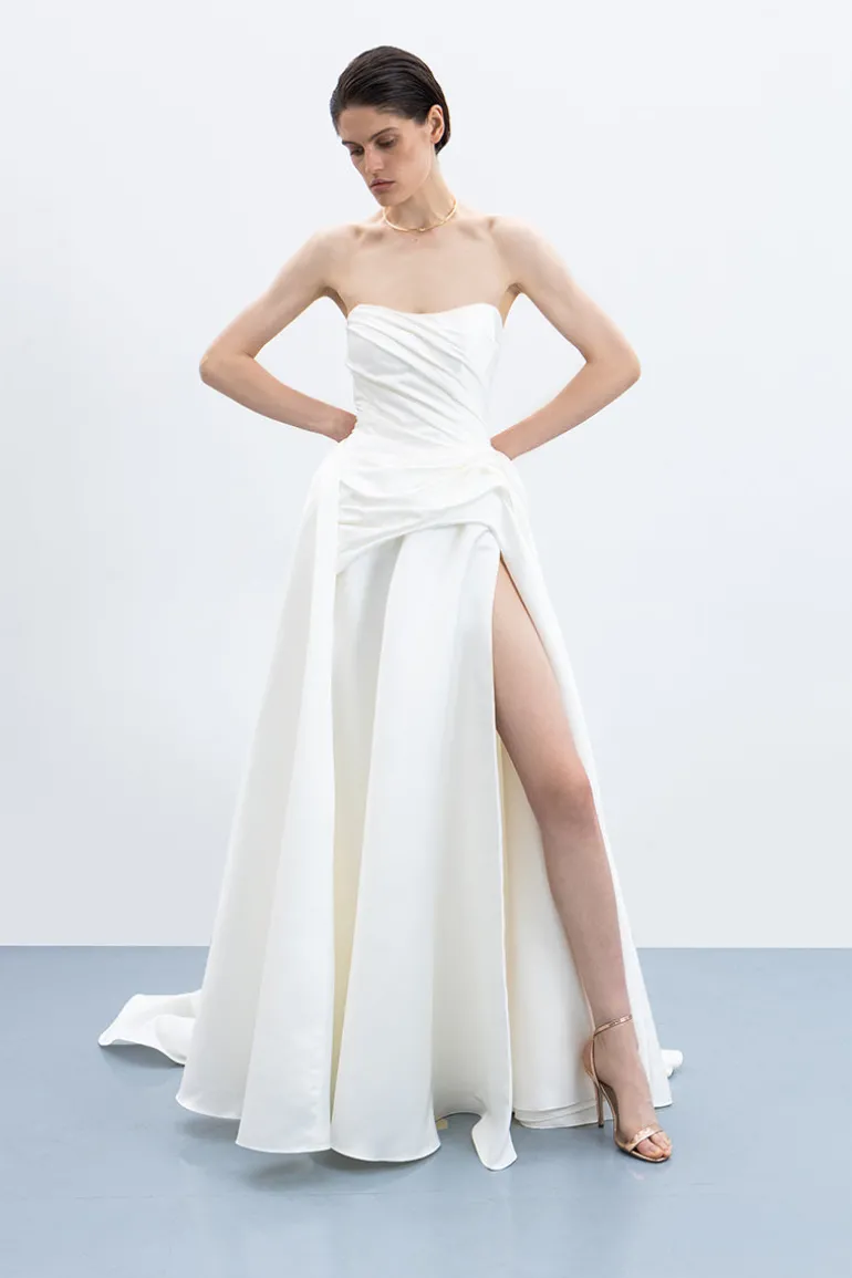 Dresses | Gowns<CULT MIA ANGEL GOWN IN Off white