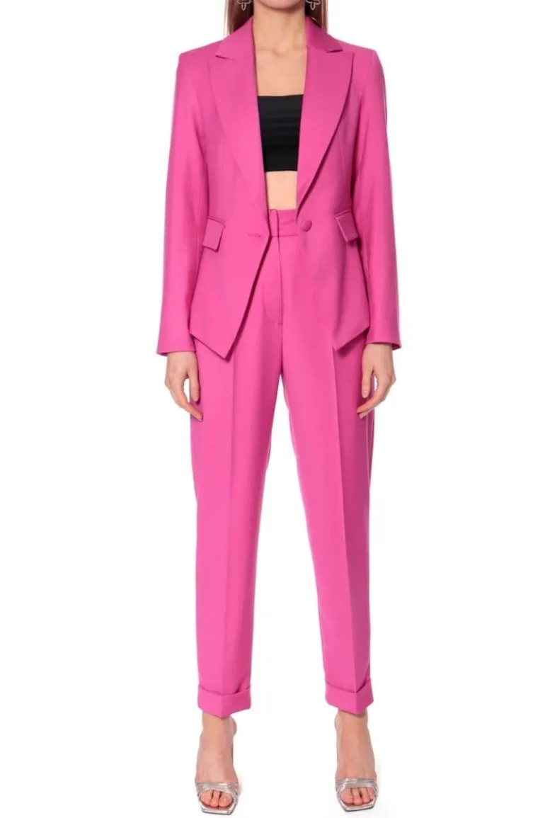 Blazers<CULT MIA ANGELA VERY BERRY BLAZER Pink