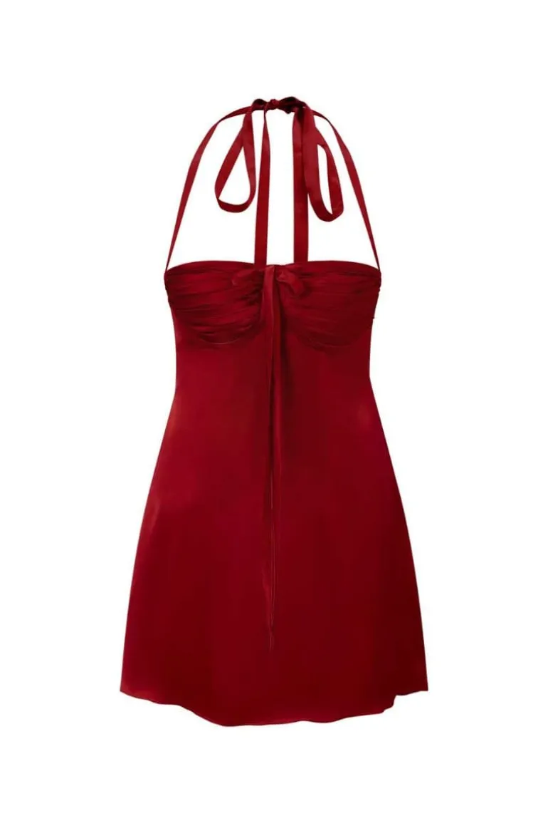 Dresses | Mini Dresses<CULT MIA ANGELINA DRESS Cherry Red