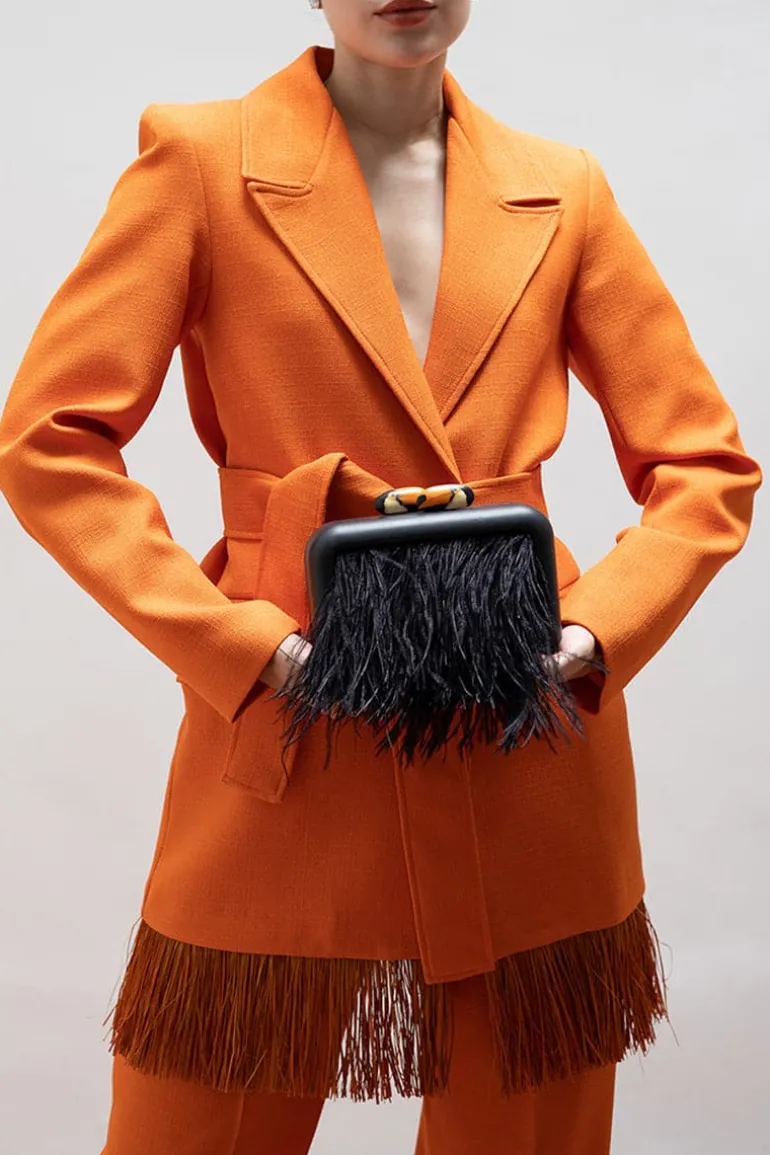 Clutch Bags<CULT MIA ANIMALIS TOUCAN CLUTCH Black