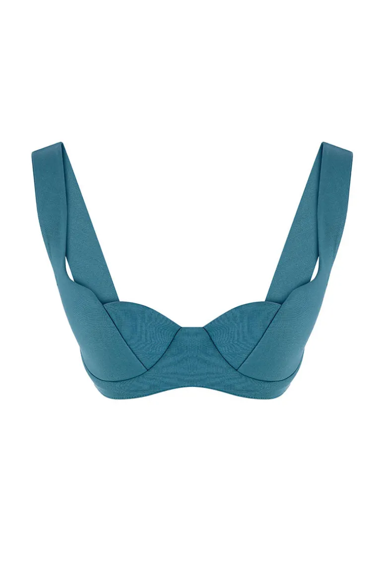 Lingerie<CULT MIA ANNE BRA IN Blue Green