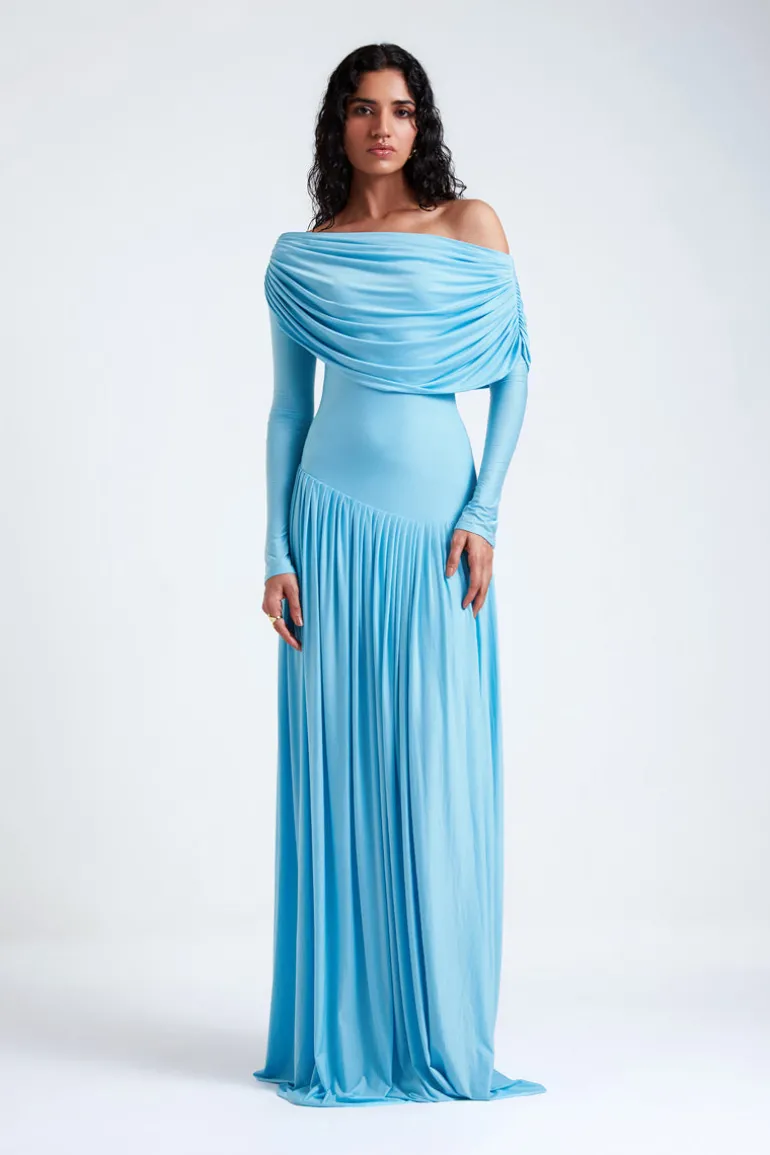 Dresses | Gowns<CULT MIA ANNIE GOWN Tropical Blue