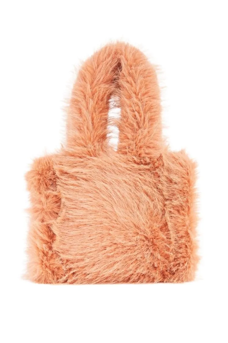 Shoulder Bags<CULT MIA THE MINI TOTE BAG Apricot
