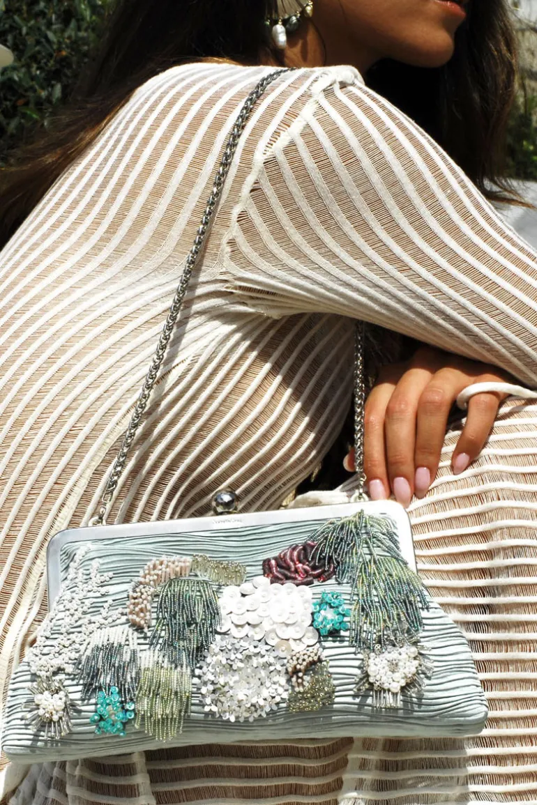 Clutch Bags<CULT MIA AQUA REEF CLASSIC CLUTCH Pastel