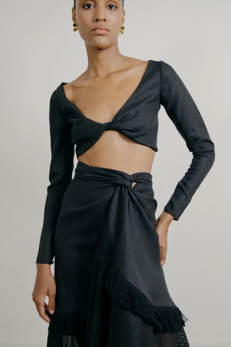 Tops<CULT MIA ARBOL TOP Black