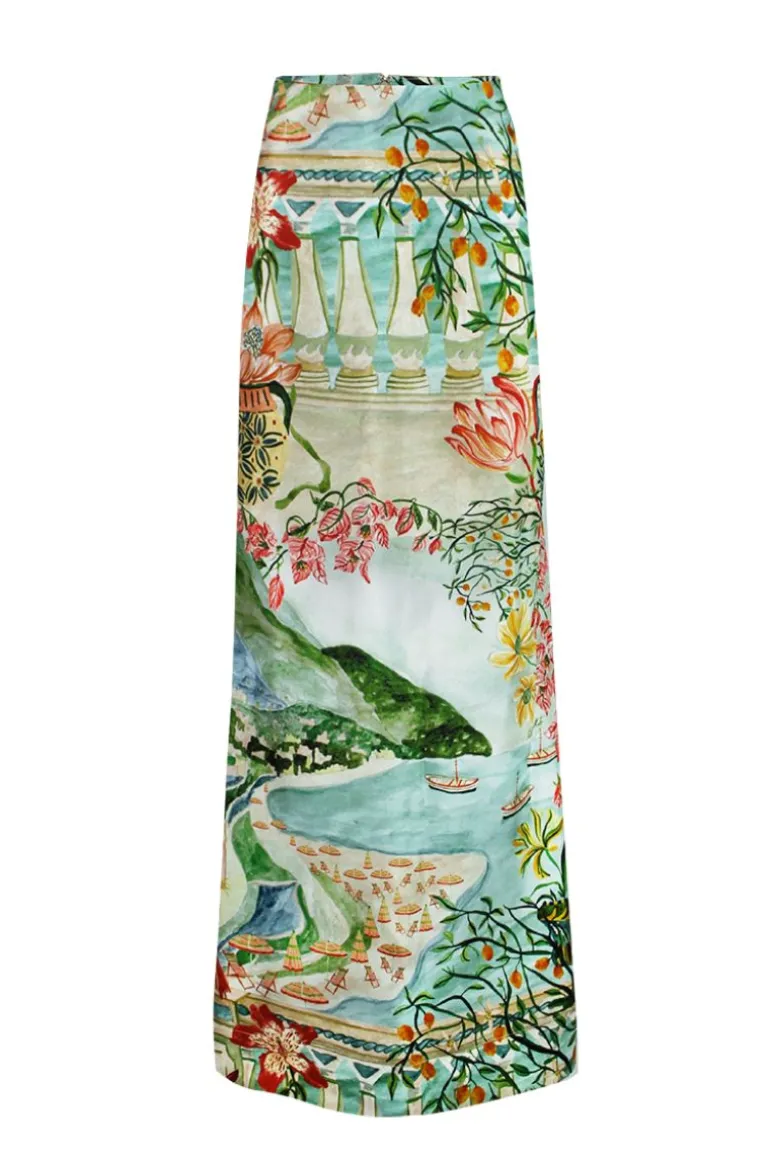 Skirts<CULT MIA ARETHA MAXI SKIRT Amalfi