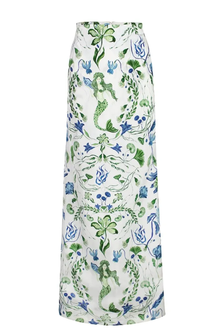 Skirts<CULT MIA ARETHA MAXI SKIRT Oceanid