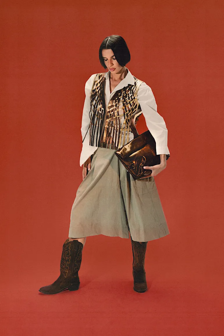 Clutch Bags<CULT MIA ARIANA LEATHER BAG IN Copper