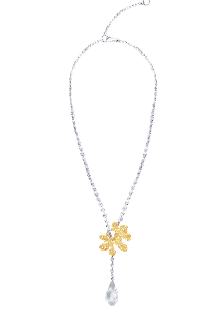 Necklaces<CULT MIA ARROYO SILVER AND GOLD NECKLACE Silver & Gold