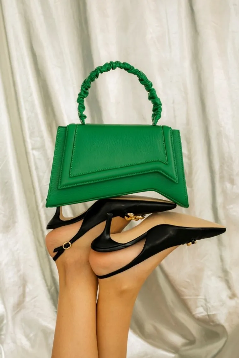 Top Handle Bags<CULT MIA ASYA TOP HANDLE BAG Green