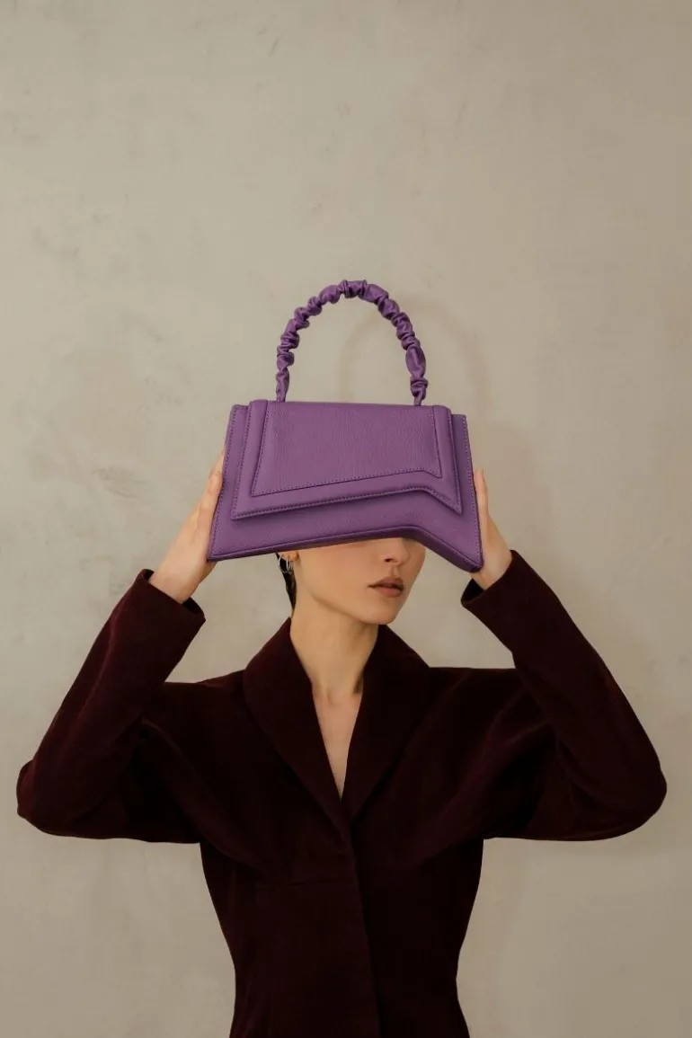 Top Handle Bags<CULT MIA ASYA TOP HANDLE BAG Purple