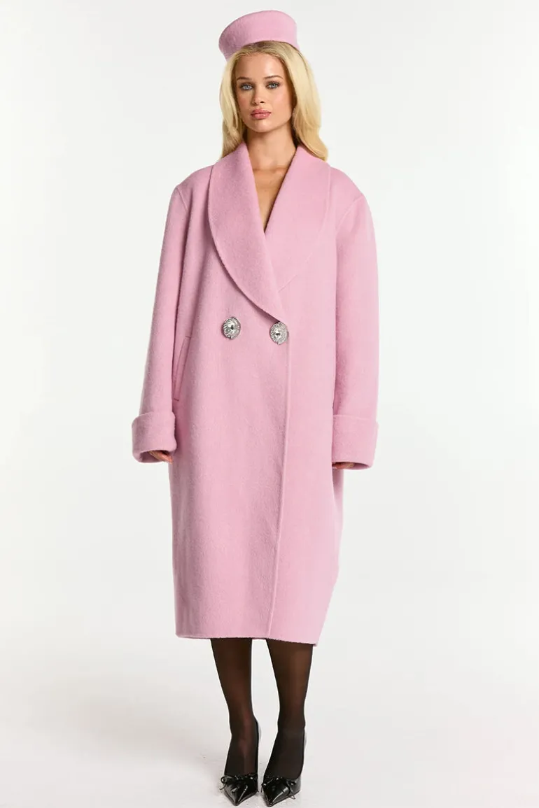 Coats<CULT MIA AUDRINA COAT IN Pink