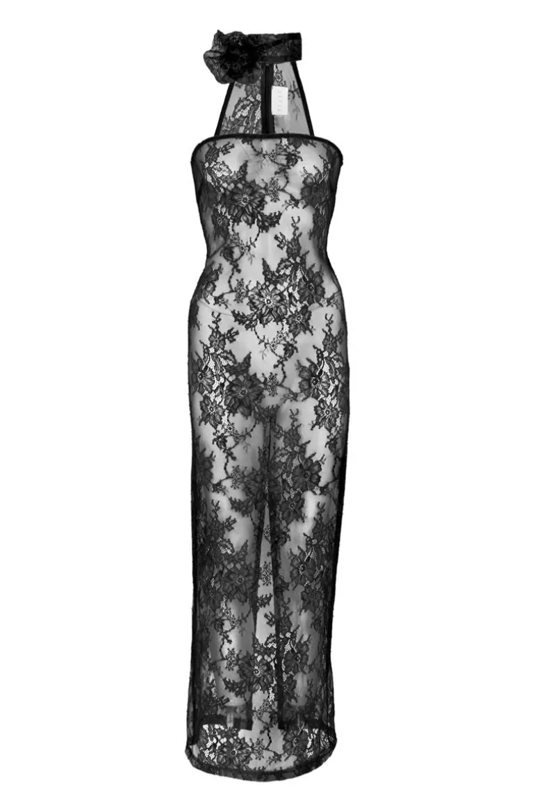 Dresses | Midi Dresses<CULT MIA AURELIE LACE MIDI DRESS Black