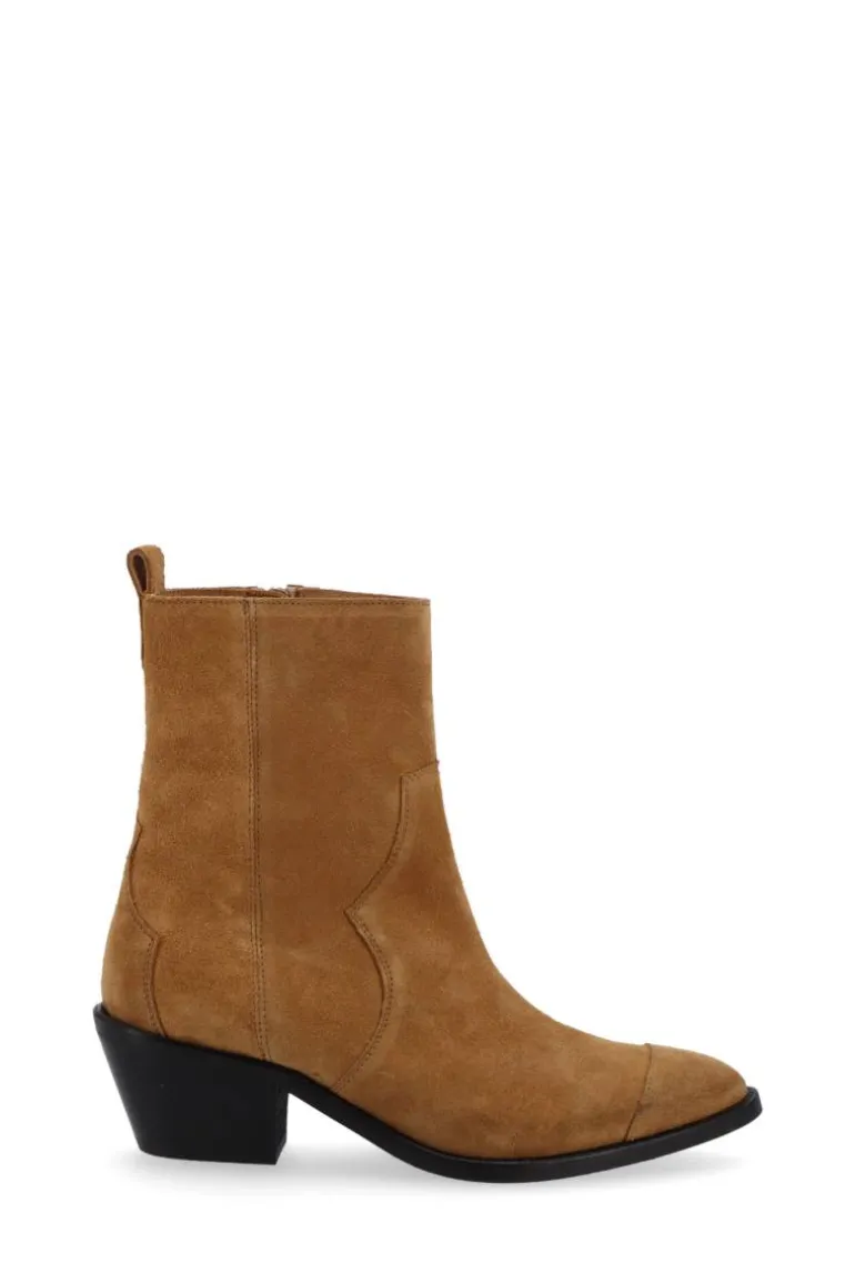 Boots<CULT MIA AUSTIN SUEDE LEATHER ANKLE BOOTS IN TAN