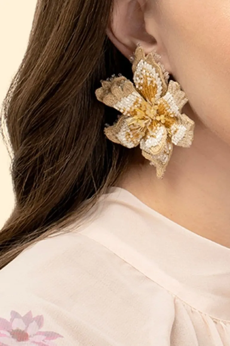 Earrings<CULT MIA AZEALIA EARRING Ivory