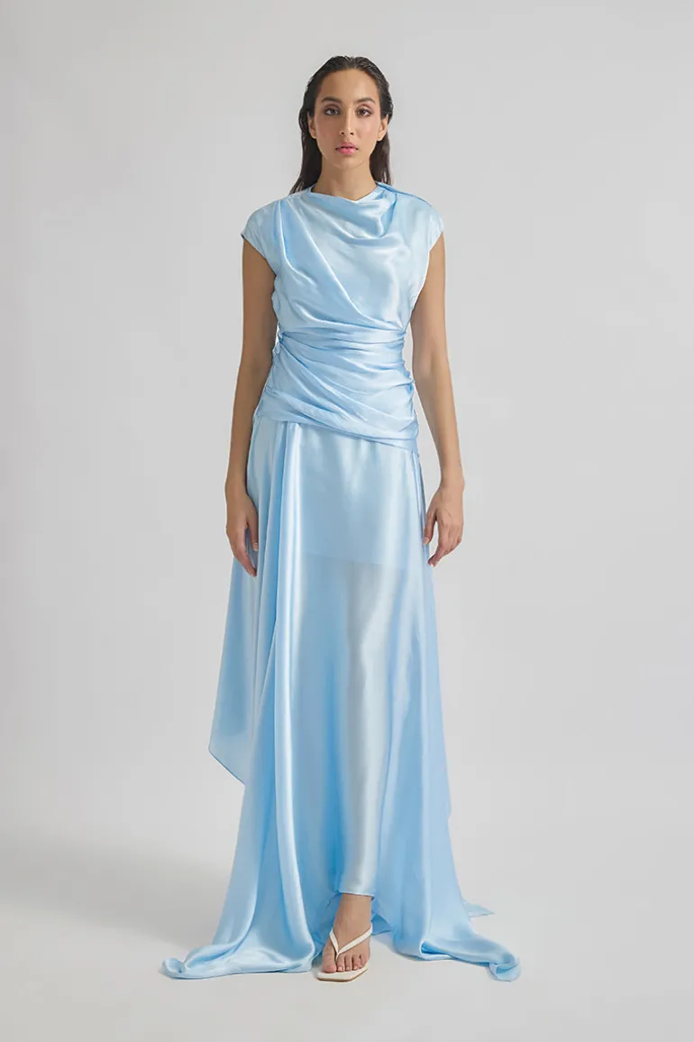 Dresses<CULT MIA AZURA MAXI DRESS Baby Blue