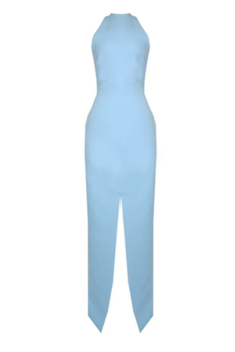 Dresses<CULT MIA ADORNED OPEN BACK MAXI DRESS Baby Blue