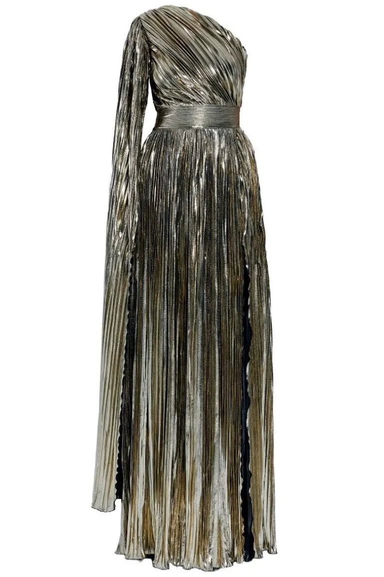 Dresses | Gowns<CULT MIA BAGLIONI ONE-SHOULDER GOWN Gold