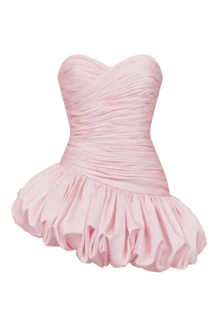 Dresses | Mini Dresses<CULT MIA BALLOON DRAPED MINI DRESS IN Pink