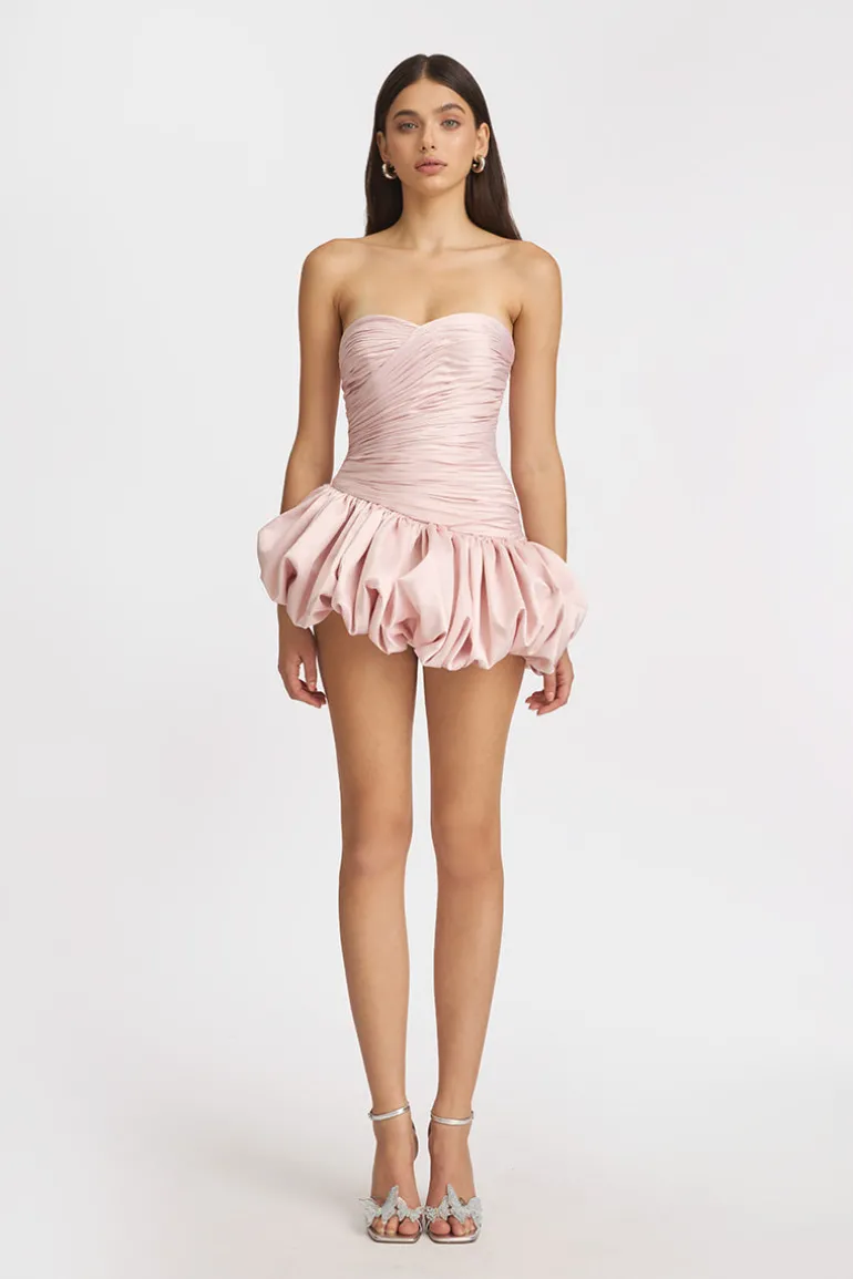 Dresses | Mini Dresses<CULT MIA BALLOON DRAPED MINI DRESS IN Pink