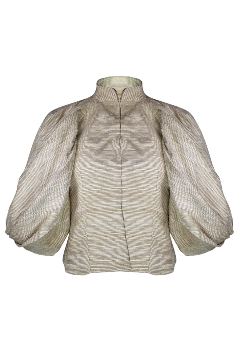 Jackets<CULT MIA BARAHONA SILKY BEIGE JACKET Natural
