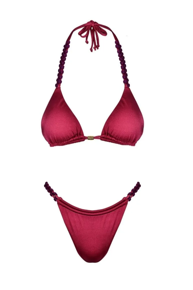 Swimwear<CULT MIA BARBIE SHINY PEONIA BRAIDS BIKINI Fuchsia
