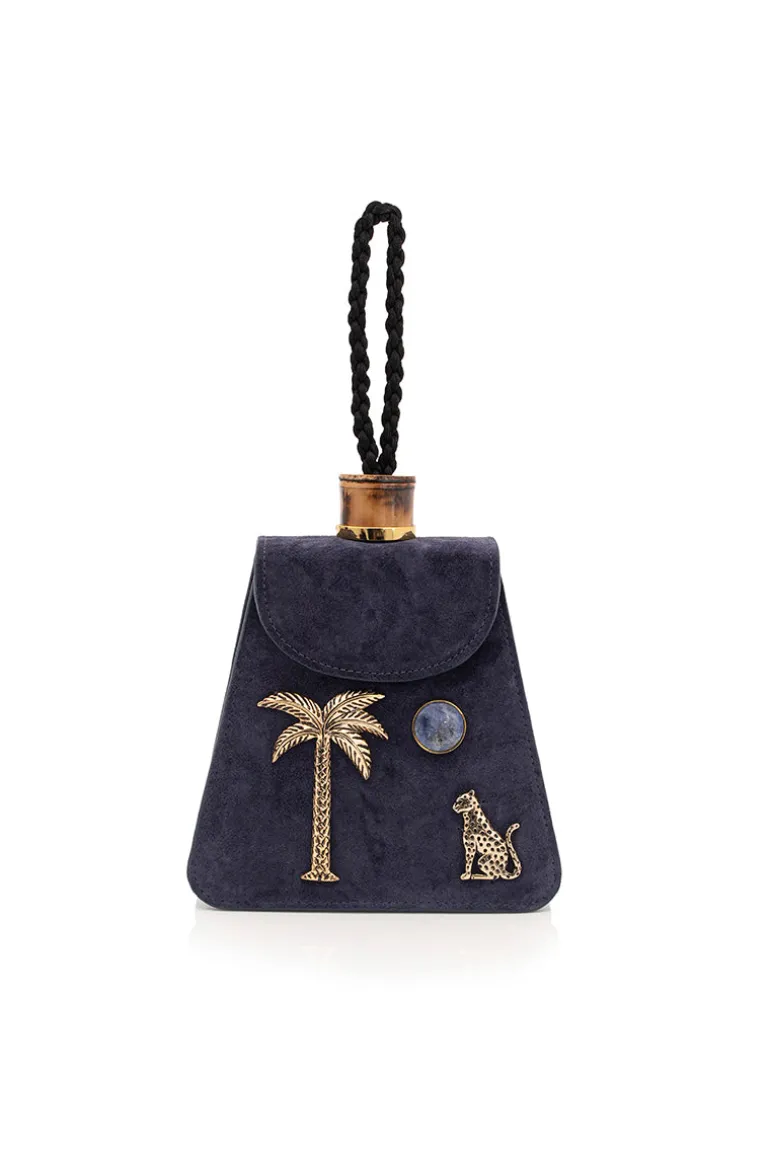 Top Handle Bags<CULT MIA BASTET ROYAL TOP HANDLE BAG Blue