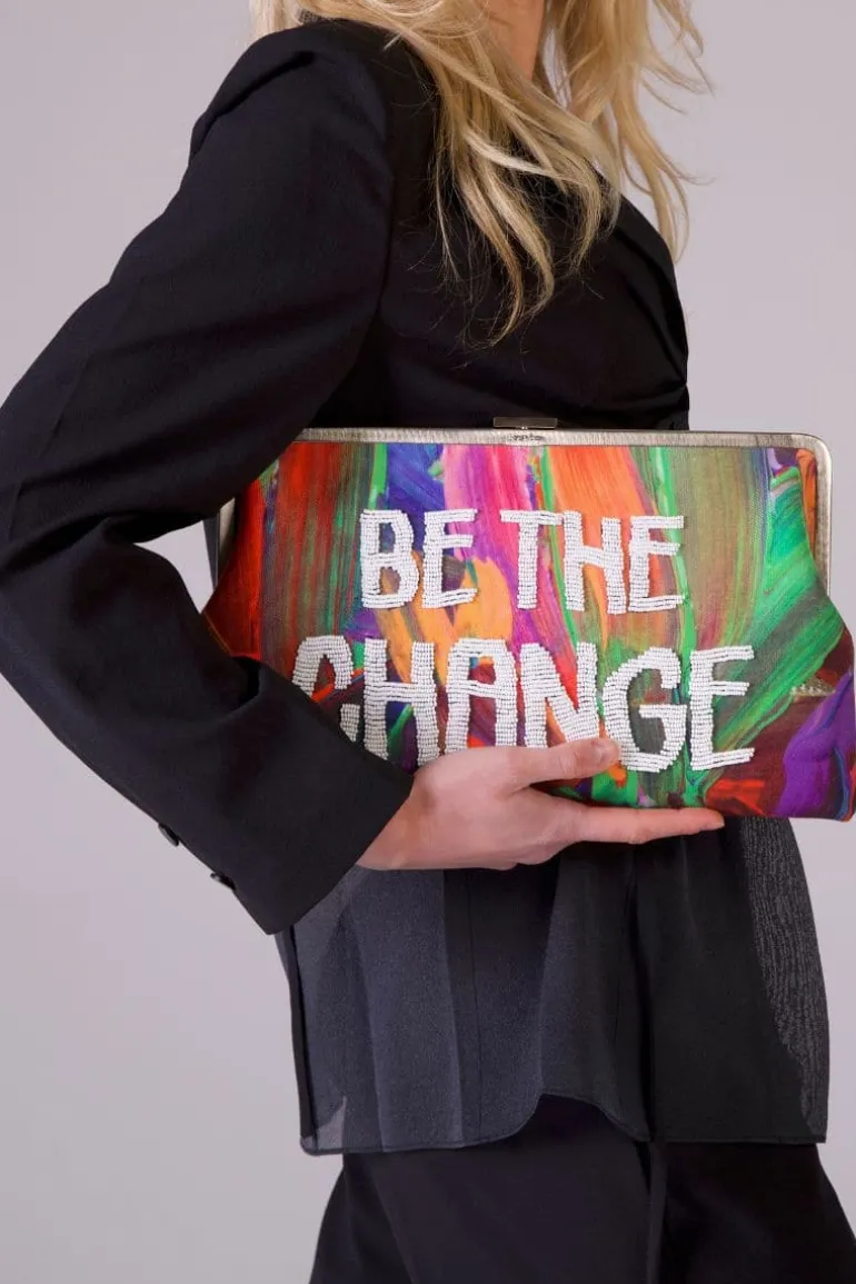 Clutch Bags<CULT MIA BE THE CHANGE CLUTCH Multicolor